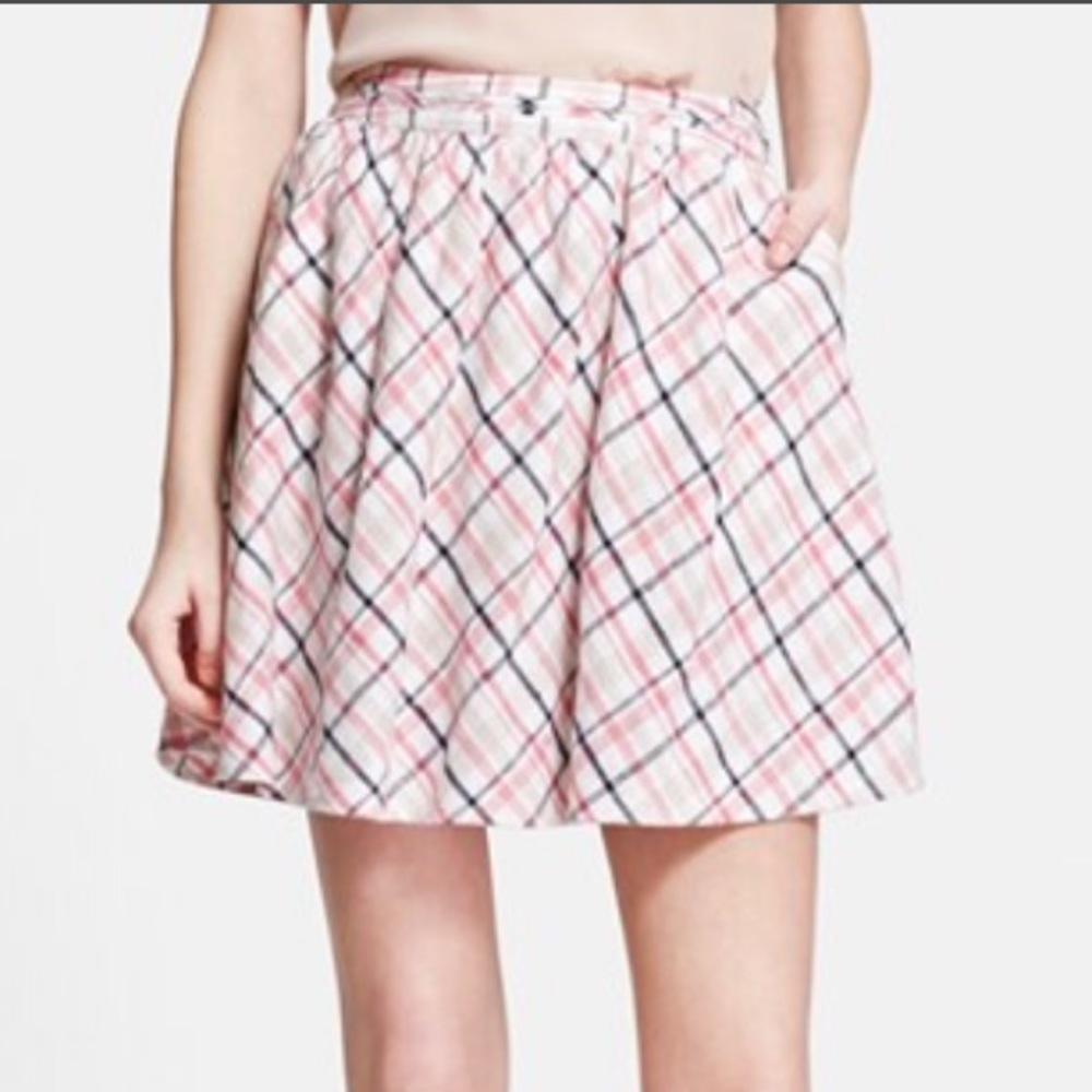 💕JOIE💕KAYLEA PRINTED SKATER LINEN SKIRT💕